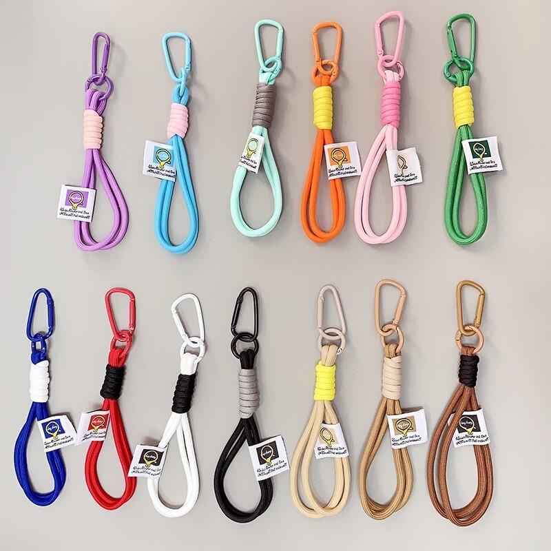 户外背包绳钥匙扣水杯编织挂绳登山扣情侣手绳包包玩偶挂绳钥匙扣