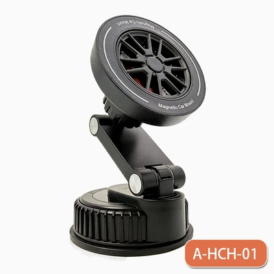 Strong Suction Extension Rod Navigation, Car phone holder - a-hch-01-car-magnetic-bracket-wheel-hub-red-brake-caliper
