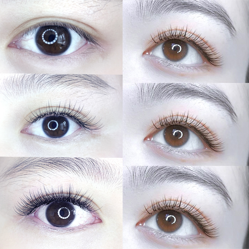 NAGARAKU nuevo sándwich trébol injerto pestañas hadas trébol no fácil de perder raíz comic efecto ojo