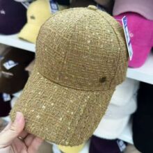 新款小香风时尚潮鸭舌帽字母简约棒球帽休闲鸭舌帽字母亮片秋冬