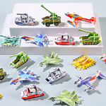 Трехмерный динозавр, головоломка, танк, самолет, боевая машина, трехмерная игрушка, в 3d формате, подарок на день рождения