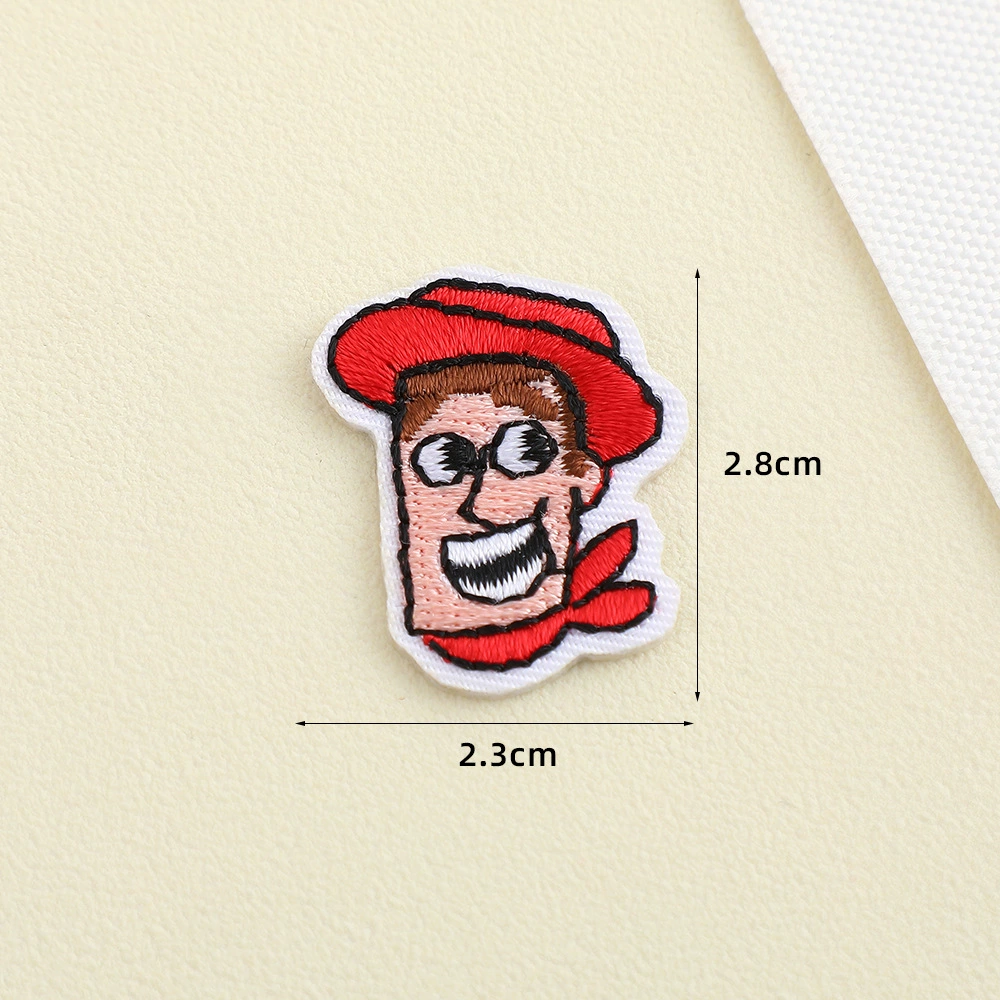 Cartoon machine embroidery embroidery cloth patch DIY handmade bag hole patch Clothes patch Towel cloth patch E18