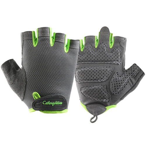 Half-finger cycling gloves for men and women, anti-slip, breathable, sun protection, suitable for foreign trade, cross-border, outdoor, new, fitness, sports.