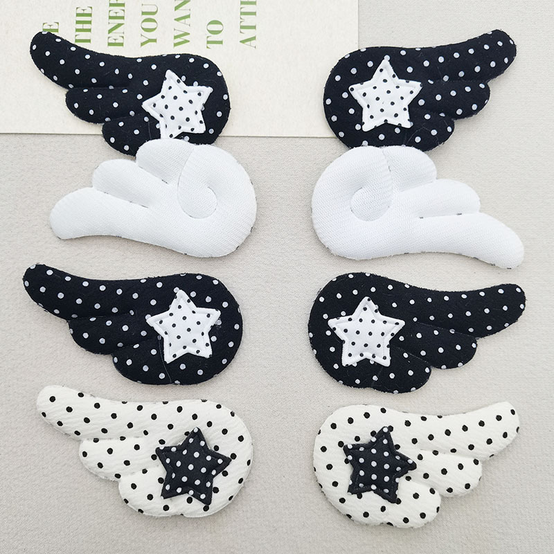 Dreamy Five-Pointed Star Polka Dot Wings Hair Accessories DIY Parts Hair Clips Clothing Doll Gloves Scarf Wings Accessories