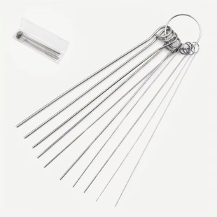 Stainless Steel Needle Welding and Cutting Accessories Nozzle Needle Welding Gun Welding Nozzle Needle Cleaning Needle Spray Gun Airbrush Carburetor Cleaner