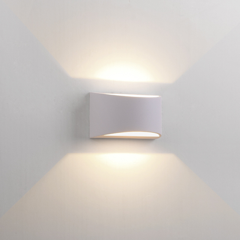 Cross-Border Creative and Unique Arch-Shaped Bedroom Lamp, Simple Hotel Room Bedside Led Wall Lamp, Indoor Home Decor