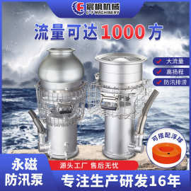 永磁潜水泵大流量变频防汛泵高扬程防洪抢险自吸式排涝轴流防洪泵