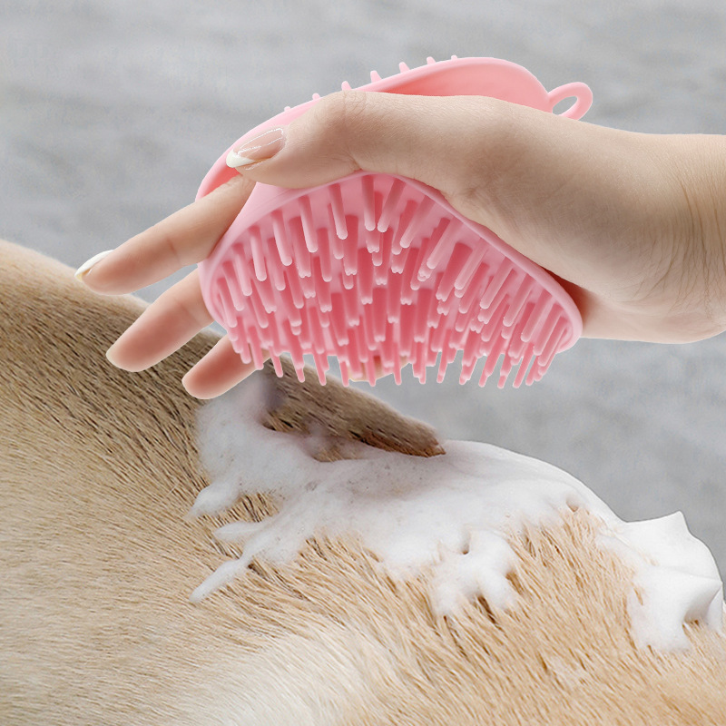 Guantes de baño para perros, cepillo de masaje, guantes de dedo, cepillo para gatos, productos de limpieza suave, cepillo para mascotas de doble cara