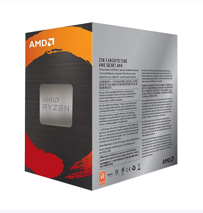 Подходит для процессора AMD Ryzen 5 5600 (r5) AM4 упакованный CPU