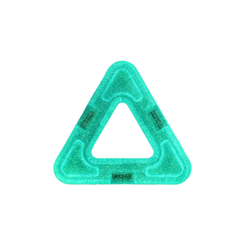 Fábrica directa forma magnética personalizada luminiscente bloque de construcción juguetes inteligentes desarrollo de color cognitivo nocturnal magnetic sheet