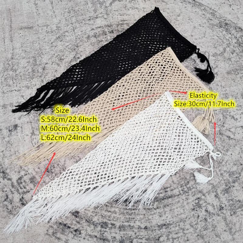 Boho strandklänning med fransar och fishtail-fåll för damer_voghion.com