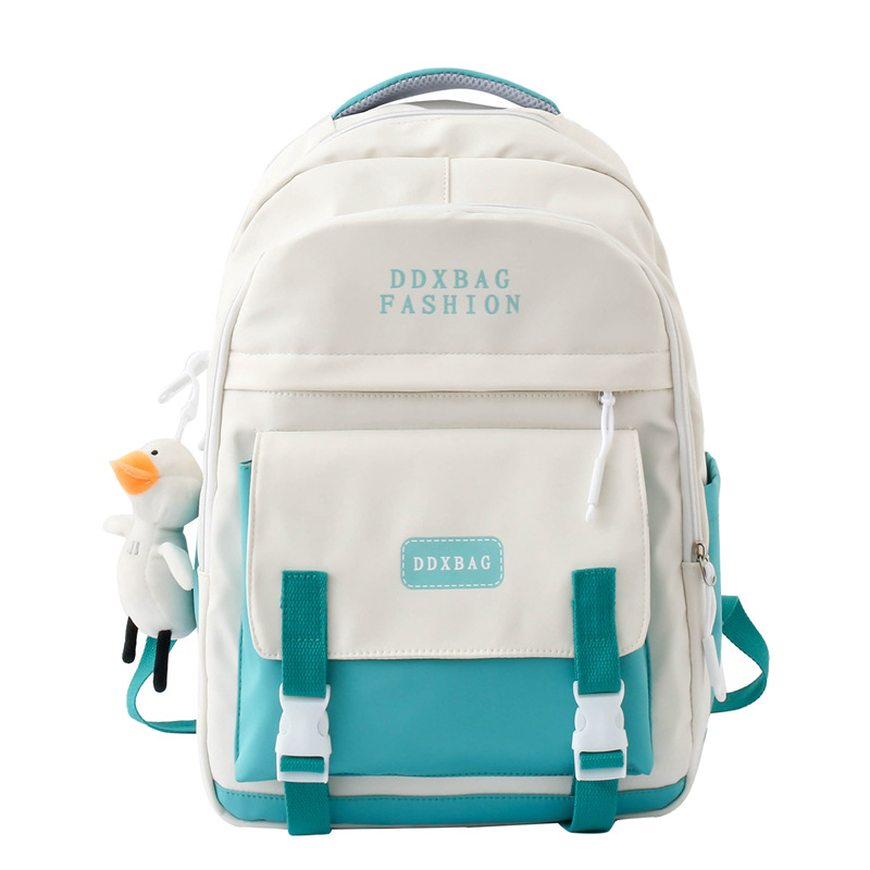 Mochila mujer estudiante de escuela secundaria ligero simple gran capacidad mochila estudiante de escuela secundaria estudiante universitario mochila japonesa ins chica