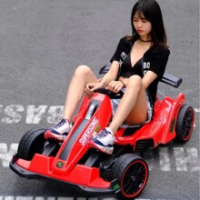 萨玛特漂移车儿童电动卡丁车男女宝可充电带遥控玩具童车可坐成人