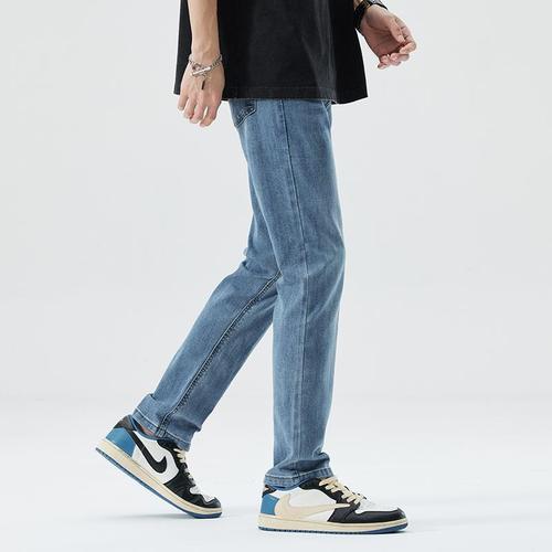 Men's European and American Simple Leisure Matchable Tapered Straight Leg Youth Elastic Pants - New Spring  Collection