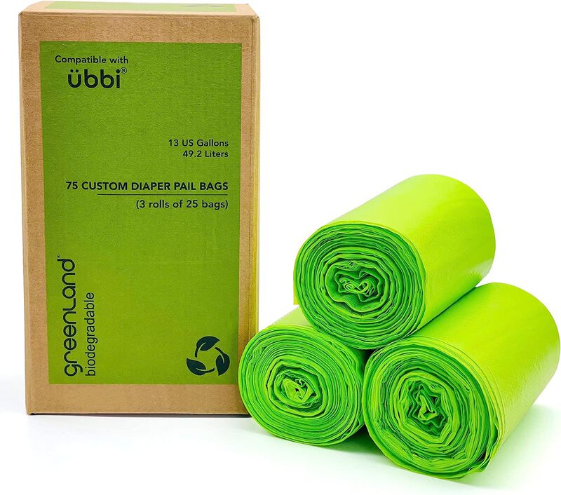 Ubbi diaper bucket garbage bag Greenland biodegradable diaper bucket bag deodorant lock smell garbage bag