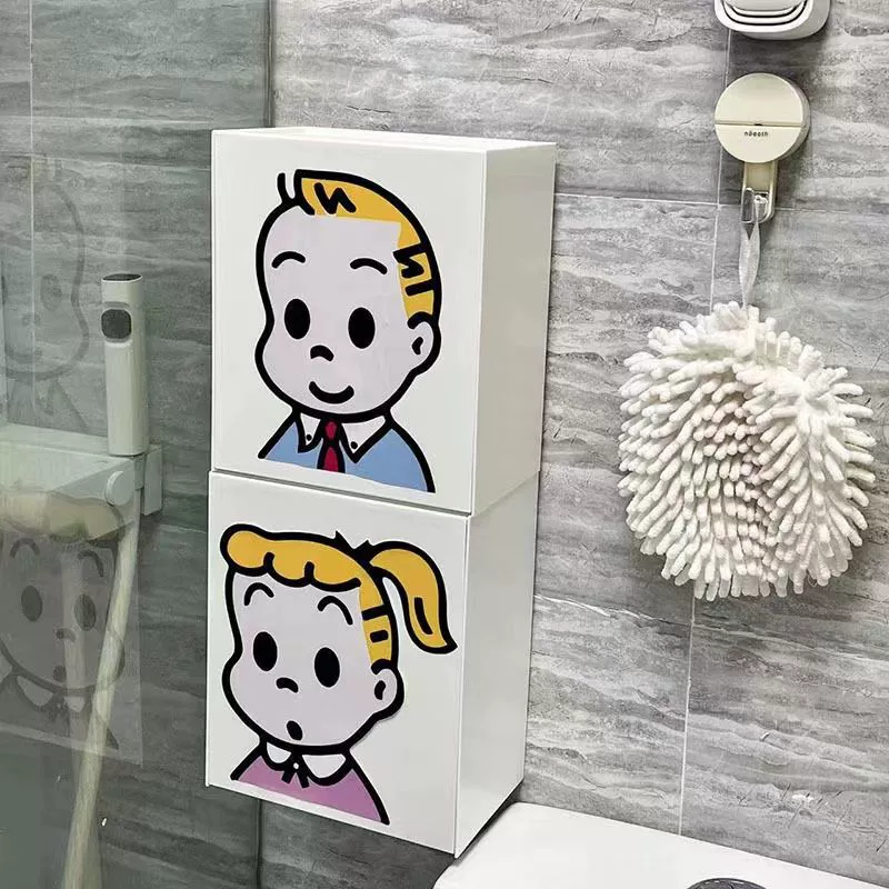 В ванной комнате для хранения артефакт туалетная бумага коробка для хранения бумажных полотенец