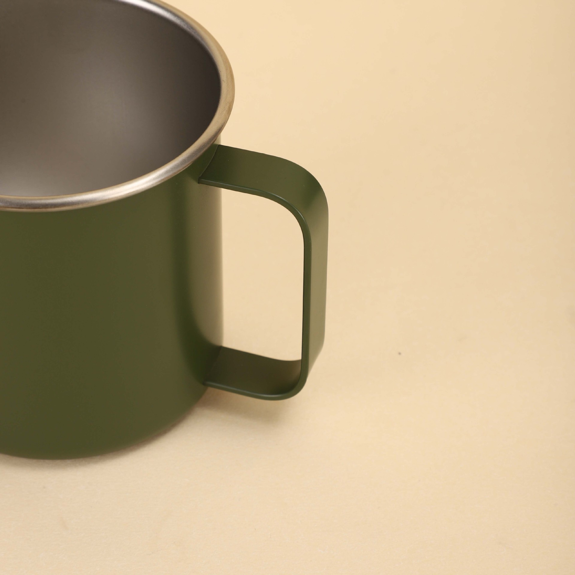 Stainless Steel Coffee Cup With Handle For Camping And Home_voghion.com