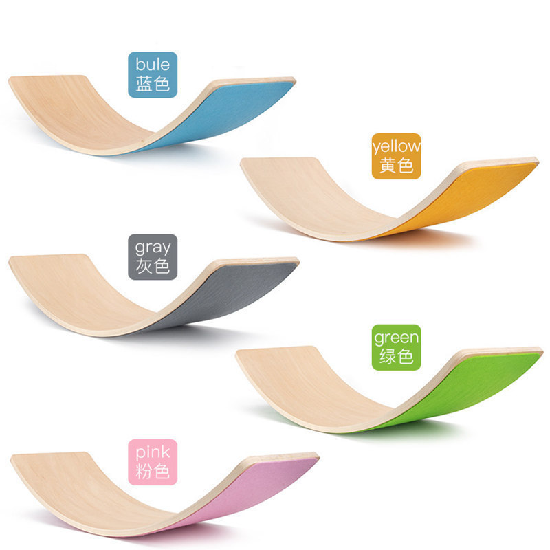 Balancín de equilibrio personalizado, yoga inteligente, fitness, entrenamiento de integración sensorial para niños, tablero curvo, juguetes para interiores y exteriores curvos