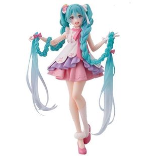 Hatsune Miku Figure Rapunzel Fairy Tale Wonderland Desktop Ornament Doll Doll Two-Dimensional Animation