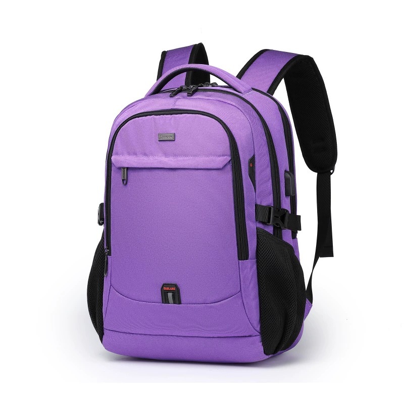 Mochila personalizada Mochila para hombres Viajes de negocios Mochila recargable a prueba de agua USB Mochila escolar para estudiantes de secundaria