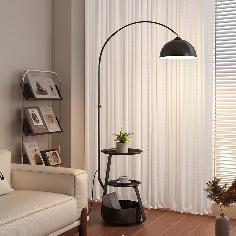 Fishing Floor Lamp, Retro Living Room Sofa with Storage Rack, Integrated Table Lamp, Medieval High-End Bedroom Bedside Lamp Fishing Floor Lamp, Retro Living Room Sofa with Storage Rack, Integrated Table Lamp, Medieval High-End Bedroom Bedside Lamp