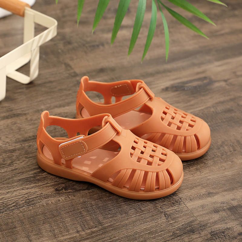 Nuovi sandali spagnoli per bambini Igor Stesso stile Baotou Sandali casual per ragazzi Scarpe in gelatina per ragazze con suola morbida_voghion.com