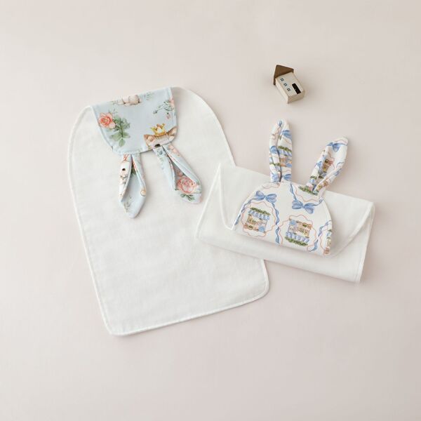 Children's Pure Cotton Sweat-Absorbent Towel Kindergarten Boys and Girls Pad Sling Antiperspirant Cotton Gauze Baby Baby Sweat Towel