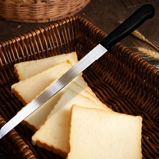 Bread knife toast knife sandwich cake special slice baking household stainless steel old-fashioned sawing knife