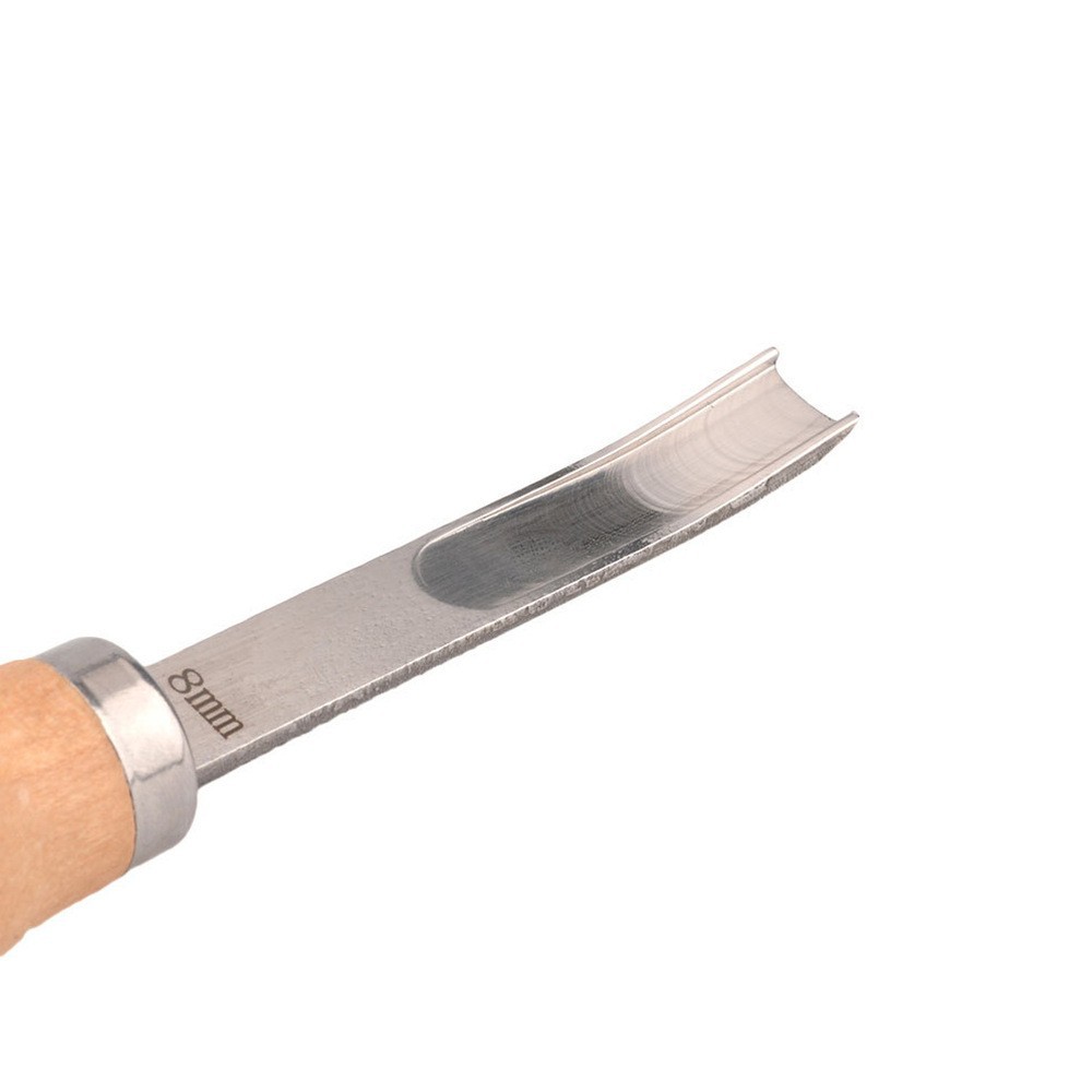 Nueva pala ancha de cuero de potencia 4 6 8mm adelgazamiento tambor borde cortador hecho a mano DIY Borde de cuero herramienta de corte de borde