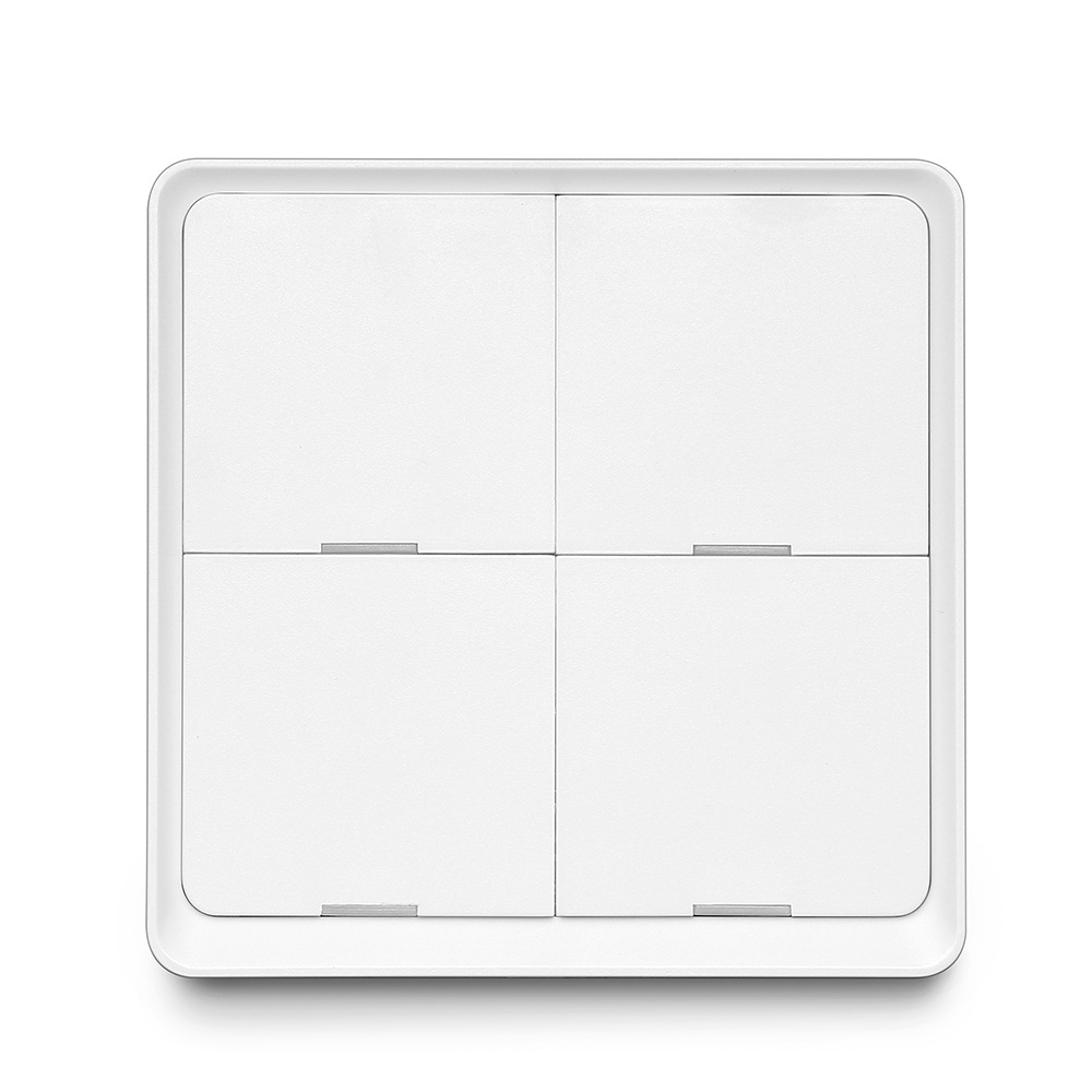 4-Key interruptor de escena inalámbrico libre pegatina graffiti interruptor inteligente remoto ZigBee escena panel de interruptor móvil