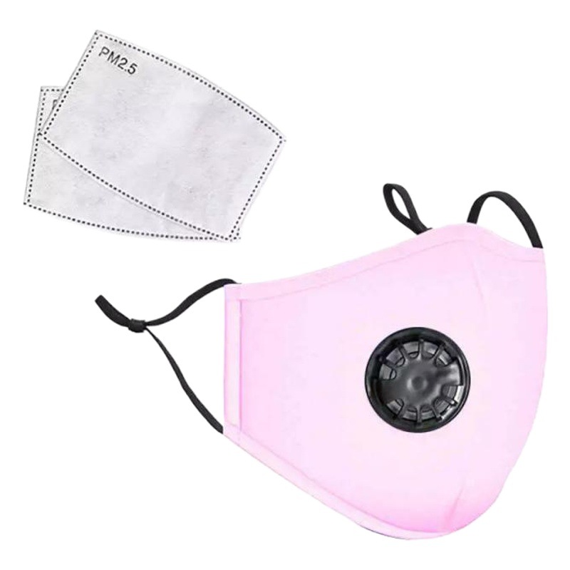 In stock wholesale cycling cold-proof mask insert filter anti-haze breathing valve dustproof PM2.5 cotton mask