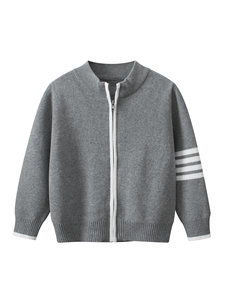 27kids Ropa Infantil Transfronteriza, Nuevos Productos Otoño-Invierno 2025, Suéter Infantil, Cárdigan, Ropa de Punto para Niños, Chaqueta para Bebés