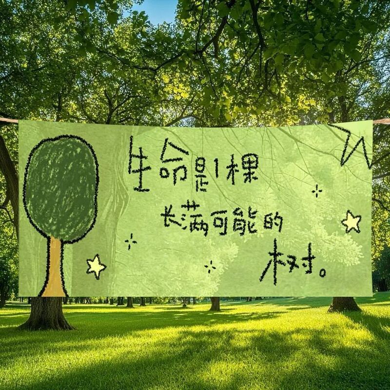 Life Is a Tree Full of Possibilities Hanging Tapestry Green Healing-Themed Bedroom Decor Cloth Background Cloth Outdoor Tapestry Life Is a Tree Full of Possibilities Hanging Tapestry Green Healing-Themed Bedroom Decor Cloth Background Cloth Outdoor Tapestry