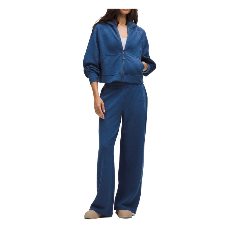 Lulu Waffle style, original scuba solid color wide-leg pants, loose fit, Lulu correct version, versatile straight-leg trousers Lulu Waffle style, original scuba solid color wide-leg pants, loose fit, Lulu correct version, versatile straight-leg trousers