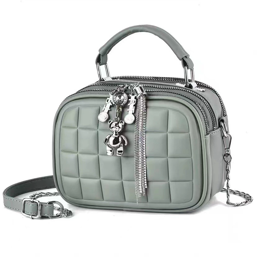 (Cross-border trading), handheld small bag, shoulder bag with diamond pattern, chain, Korean style, western style, chain bag