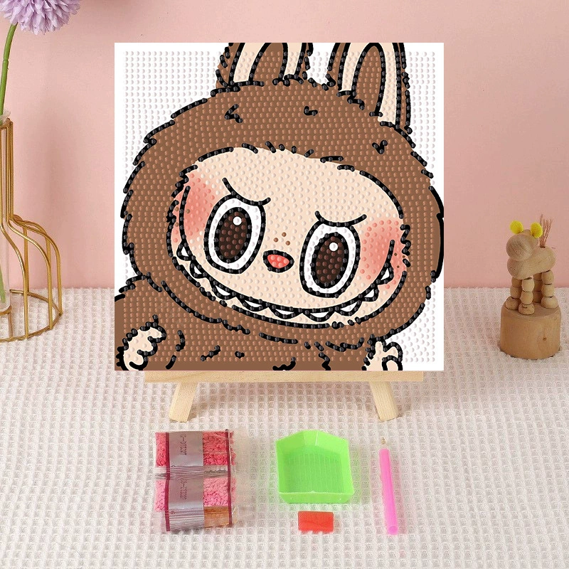 Алмазная вышивка (canvas) Genshin Impact DIY, 20×20 / 30×30, деревянная внутренняя рама и набор инструментов