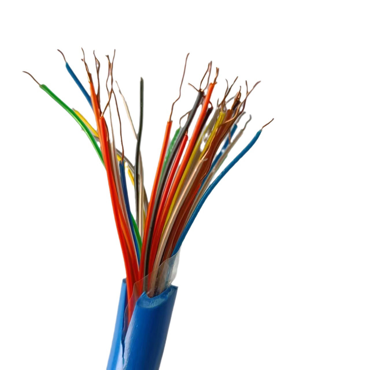 矿用阻燃通信信号电话线MHYV10*2*1/0.8煤安认证