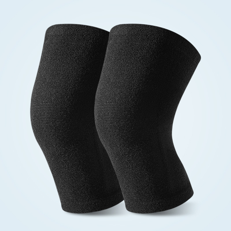 Rodilleras de bala de cuatro lados caliente Otoño e Invierno vieja pierna alta elástica inconsútil viejo hombre rodilla punto protector fabricantes de engranajes al por mayor