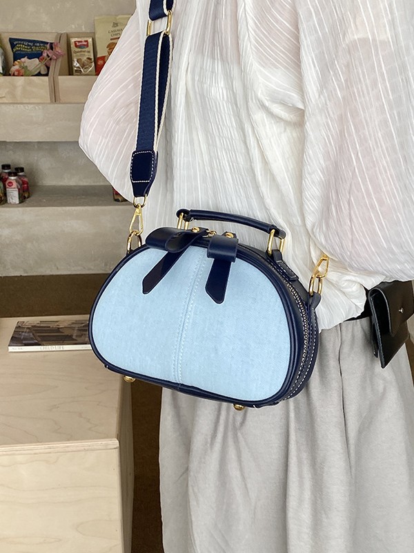 Bolso de mochila para mujeres 2026 ventas calientes nuevo nicho coreano Jeans bolso de mano de color de alta calidad bolso de hombro