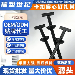 卡扣穿心钉定制汽车扎带批发支持换包装文字支持外贸定制批发