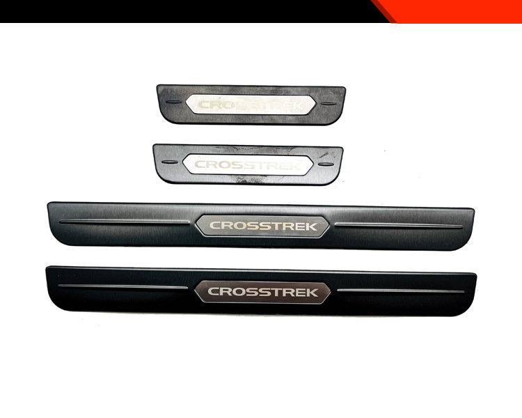 Suitable for Subaru 24 CROSSTREK modified interior special welcome scooter door pedal decoration