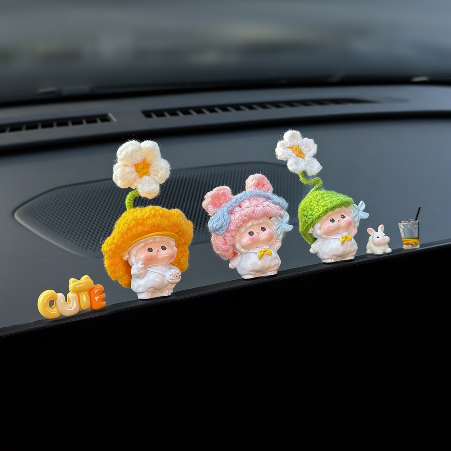 2026 New Zodiac Sheep Car Ornament, Car Screen Decoration, Interior Car Accessory, Cute and Therapeutic for Women, for Center Console