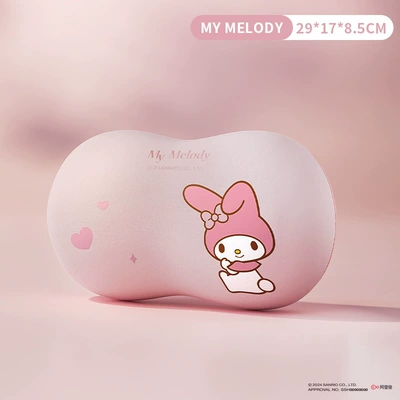 Sanrio Car Headrest, Car Cushion, Neck Pillow, Washable High-Elastic Memory Foam Car Headrest and Lumbar Support Set (Headrest) - melody-single-headrest-newly-upgraded-official-authentic-product