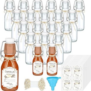 Amazon in stock wholesale 100ml buckle lock bottle baby bath glass bottle can be assembled to do stickers