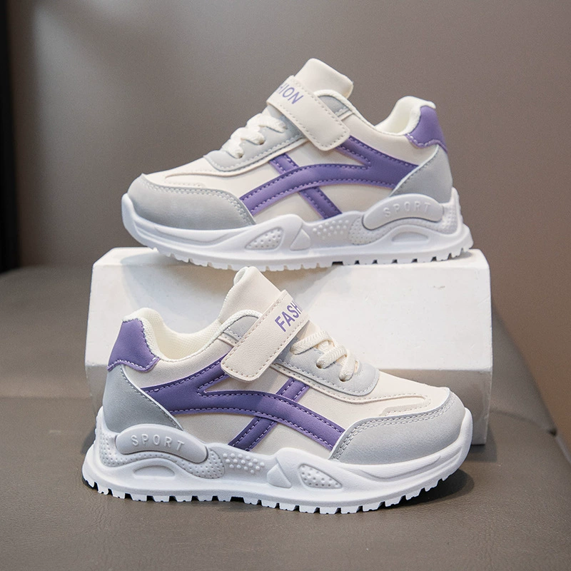 Обувь для девочек весной 2025 новые детские кроссовки нескользящие мягкие подошвы для девочек