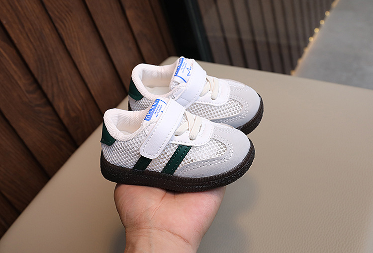 Atmungsaktive Kindersneaker Mit Klettverschluss Und Meshsohle_voghion.com