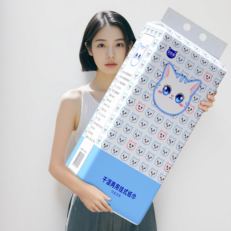 10 Large Hanging Paper Drawers Household Large Pack of affordable Tissue Wall-mounted Toilet Paper Toilet Paper Whole Case Wholesale