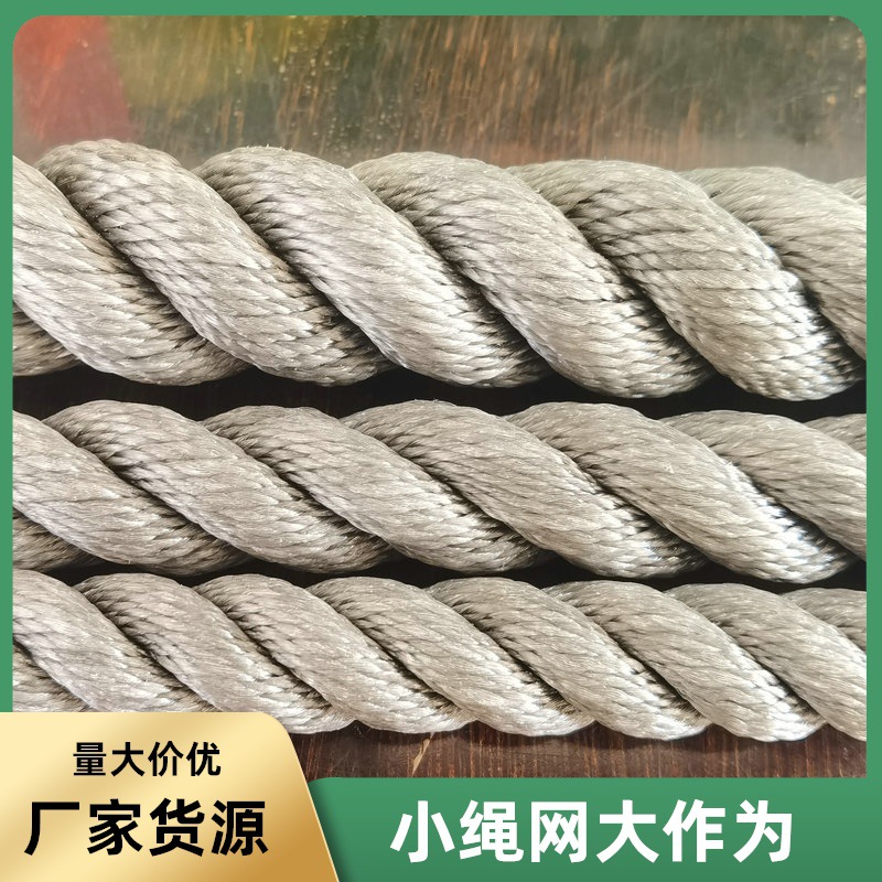 公园游乐场仿古防潮防腐麻绳 栏杆缠绕黄麻绳索 原生态剑麻绳热卖