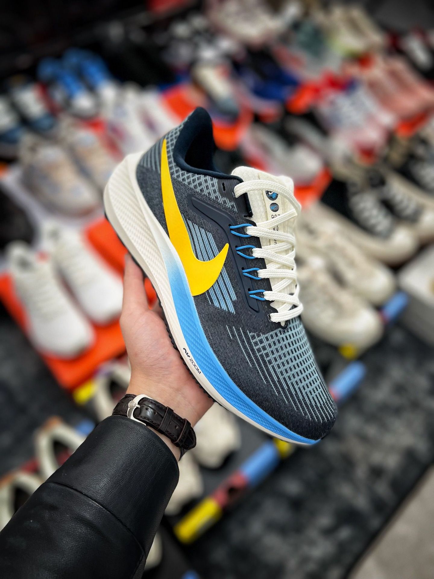 Putian zapatos Pegasus 39 generación nuevo negro blanco y negro para hombres y mujeres 38 generación de zapatos de maratón transpirables image 5