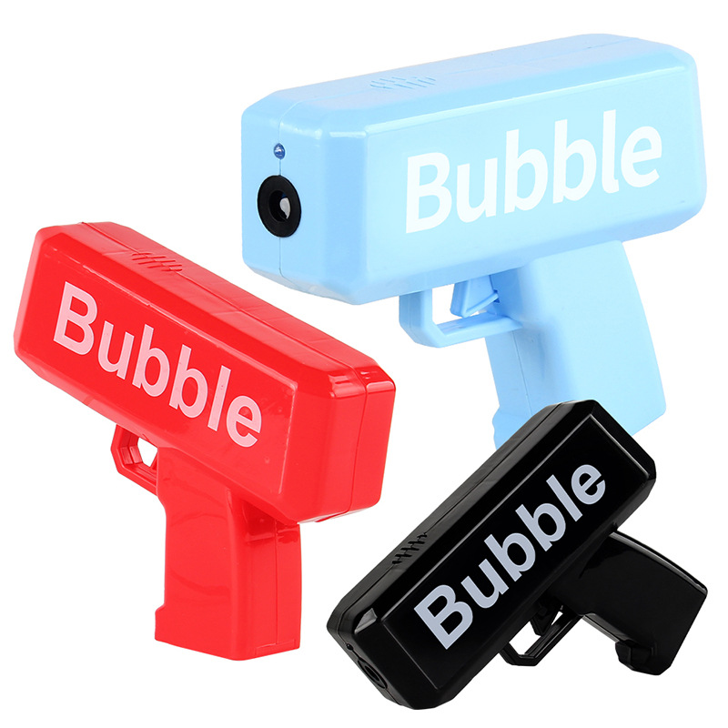 Juguetes de mano para niños pistola de burbujas acústica y óptica eléctrica juguetes de burbujas automáticas de color juguetes de máquina de burbujas indoor y al aire libre